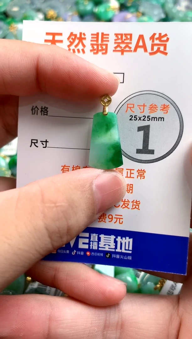 颈饰18K金镶嵌翡翠14006669