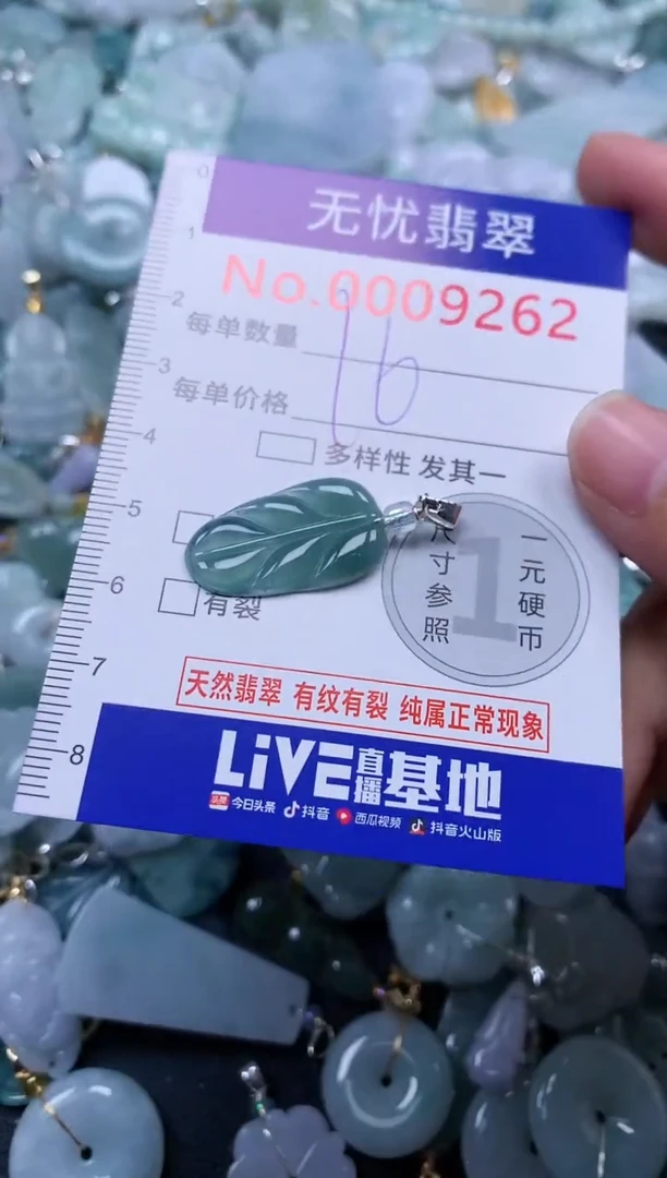 颈饰未镶嵌翡翠9262