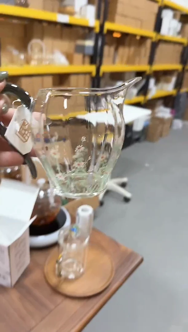 手绘烟灰色清源公杯