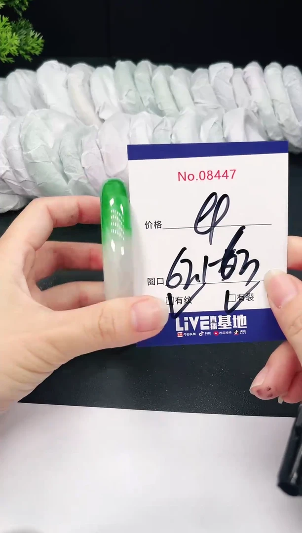 未镶嵌手镯翡翠8447