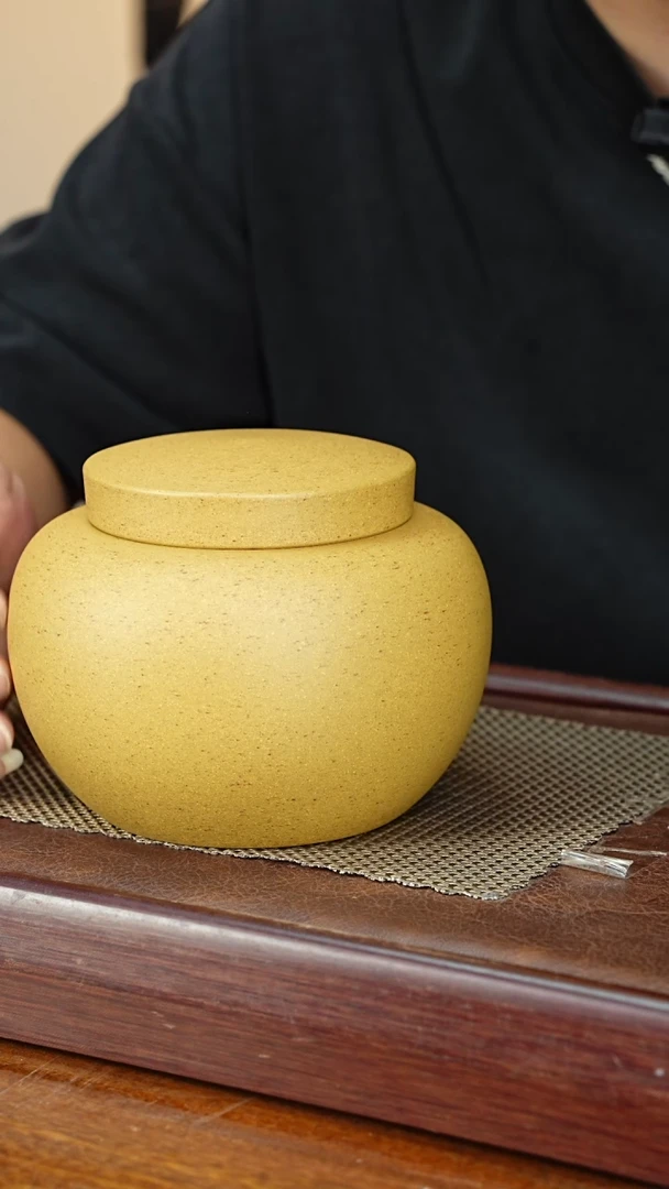 宜兴原矿紫砂茶叶罐