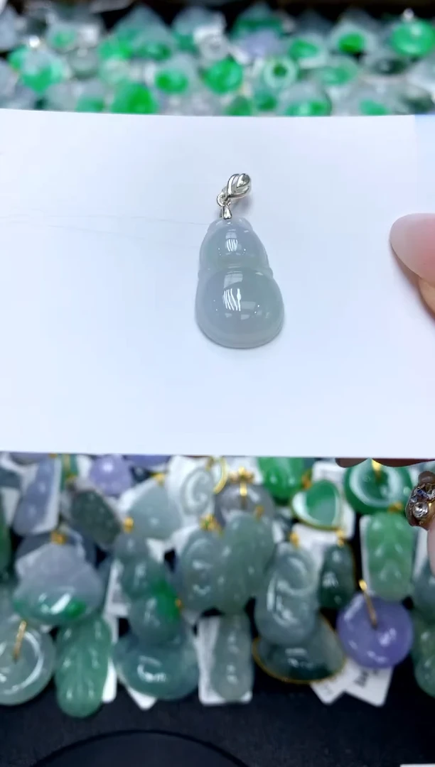 翡翠银S925镶嵌颈饰11111111111111