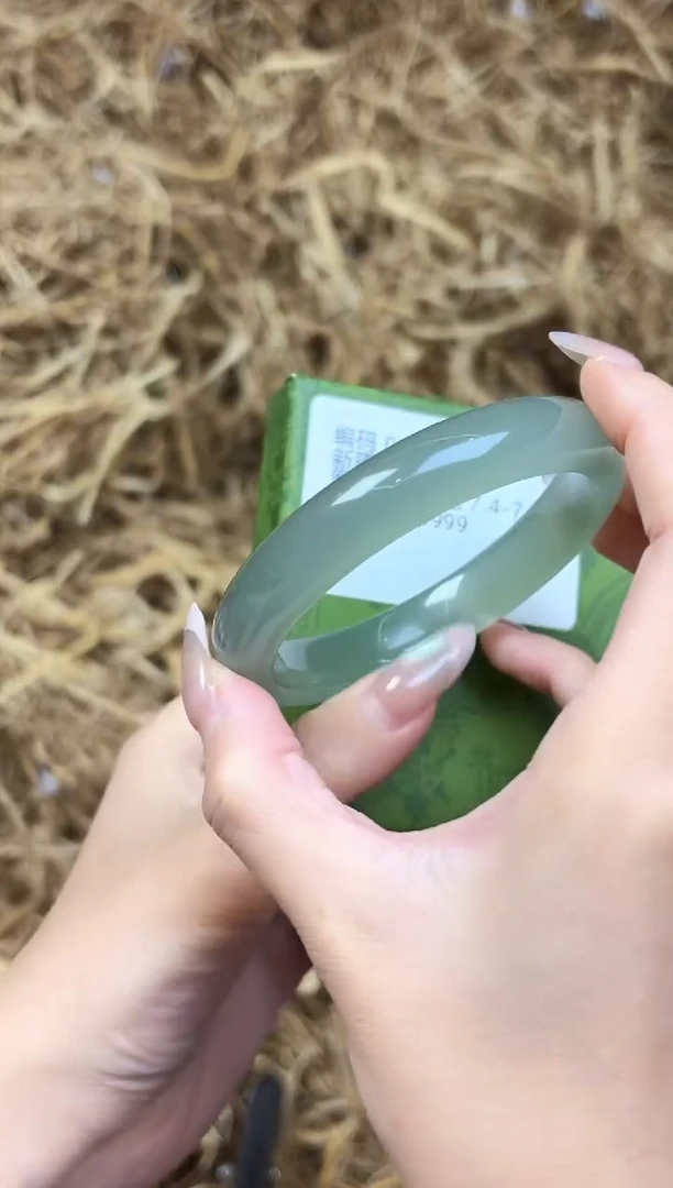 未镶嵌手镯石英质玉0028--圈口58