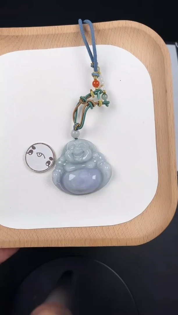 颈饰未镶嵌翡翠5CC068春彩大佛