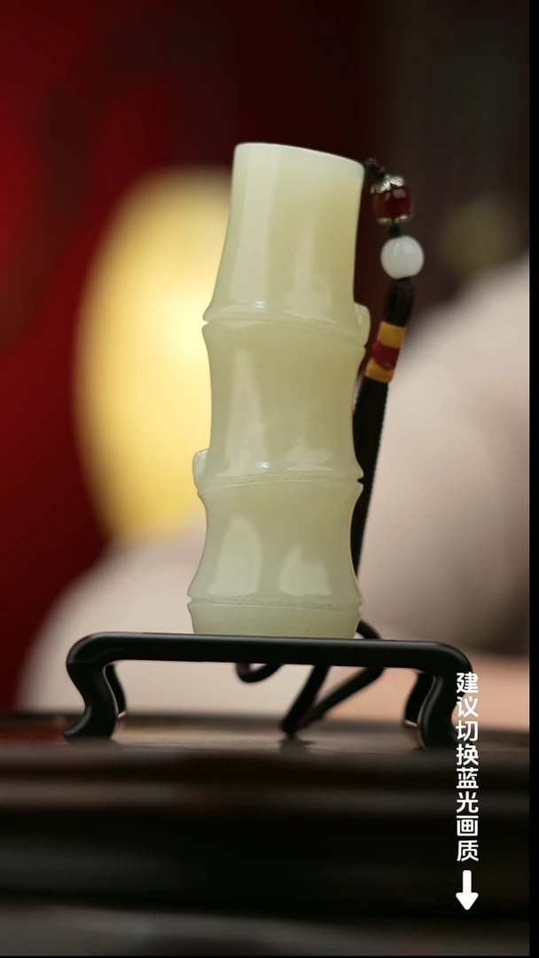 玉【节节高升】天然玉石手把件