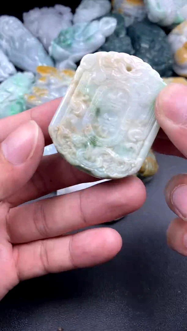 吊坠(不含链)未镶嵌翡翠1