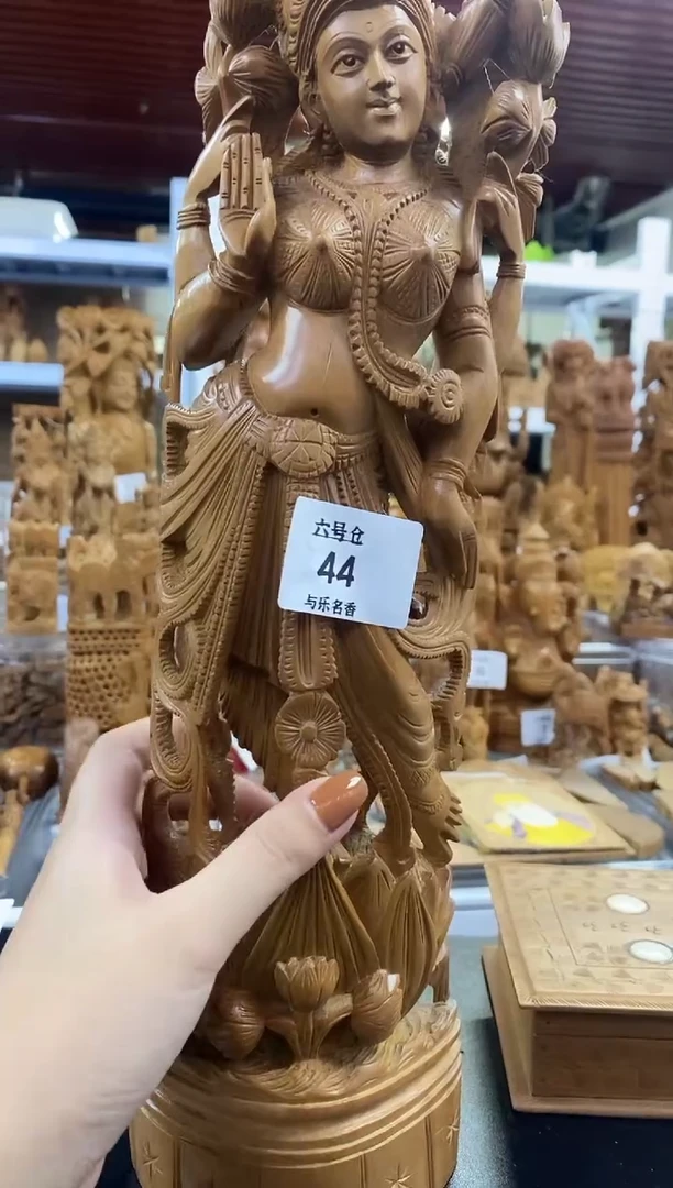 檀香木其他工艺品天女 682克 6号仓44