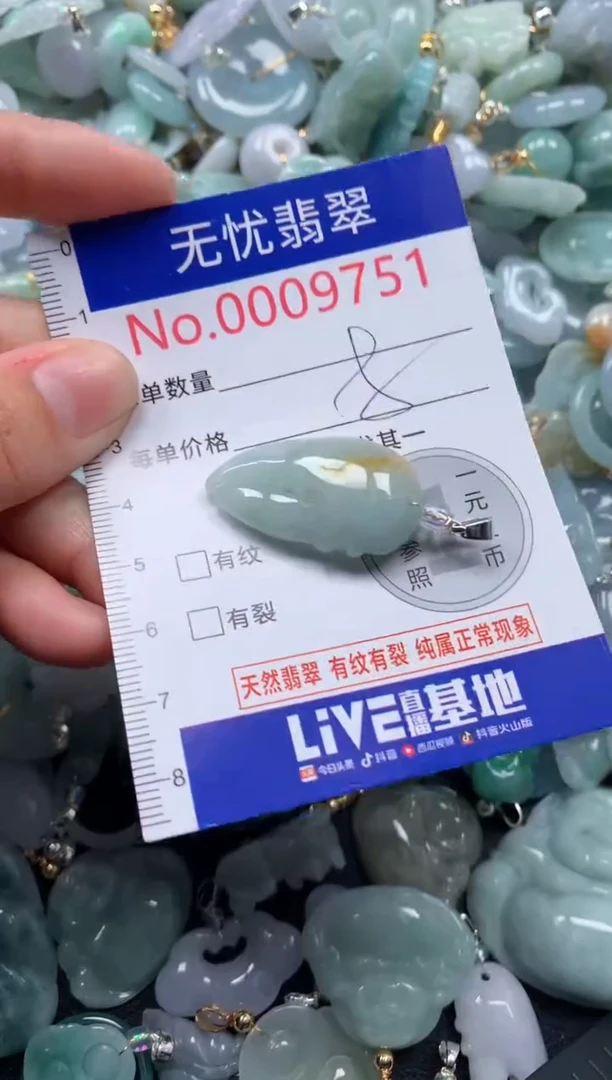 颈饰未镶嵌翡翠9752