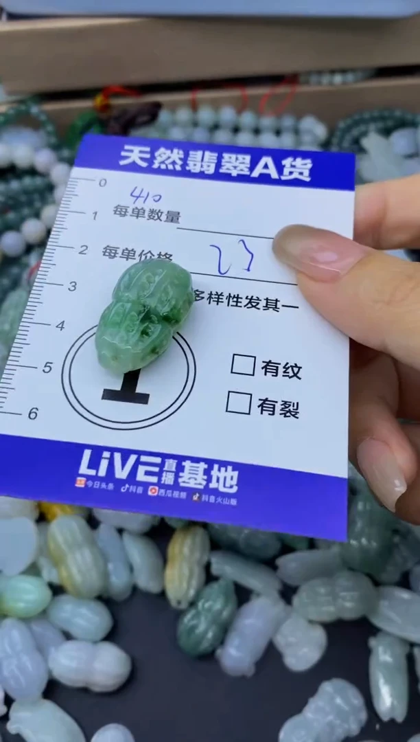 颈饰未镶嵌翡翠天然翡翠A货批量多样性发一件