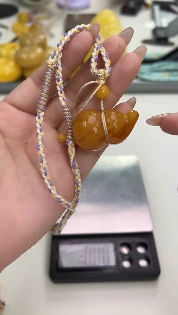 裸石琥珀未镶嵌琥珀蜜蜡吊坠