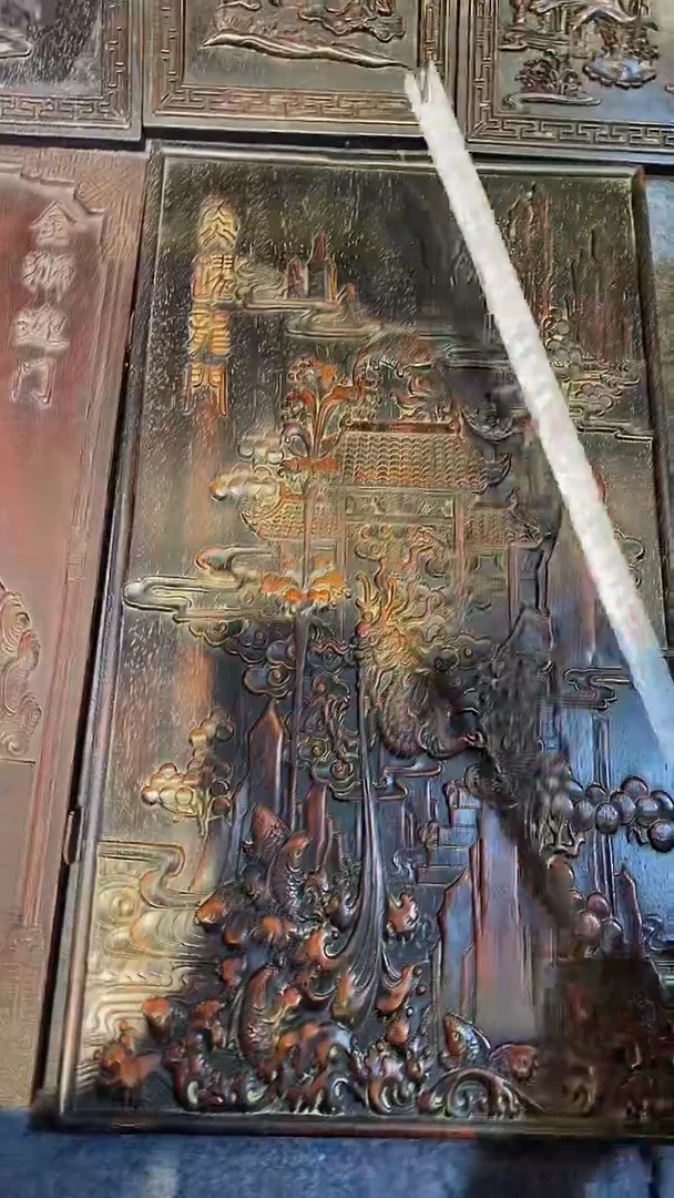 木紫檀雕刻一物一拍