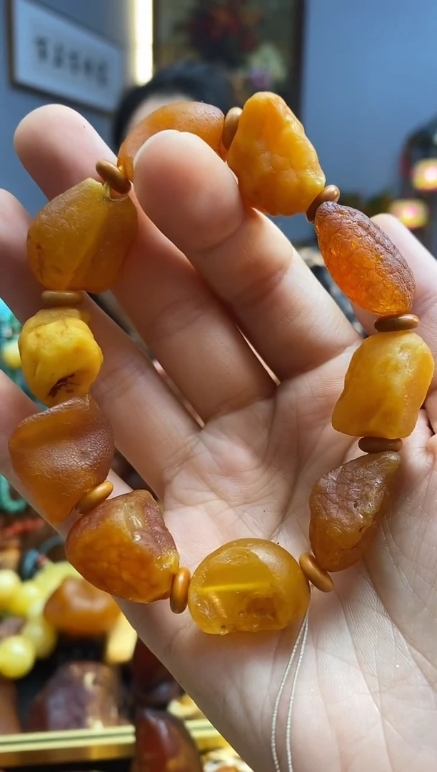 未镶嵌琥珀手串手串