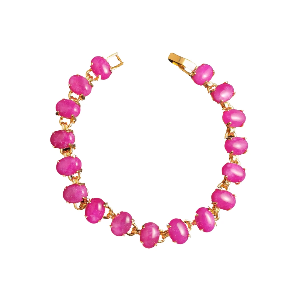 樱花粉舒俱玛瑙手串A28-92赠礼盒(多样性发其一)