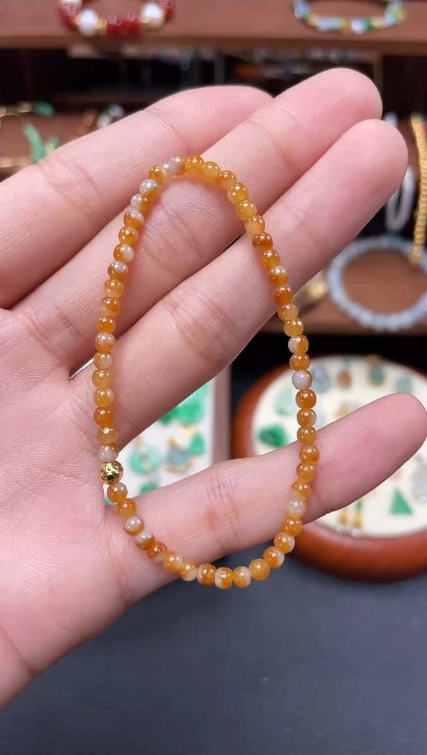 【闪购商品】翡翠套链未镶嵌一个  JK660