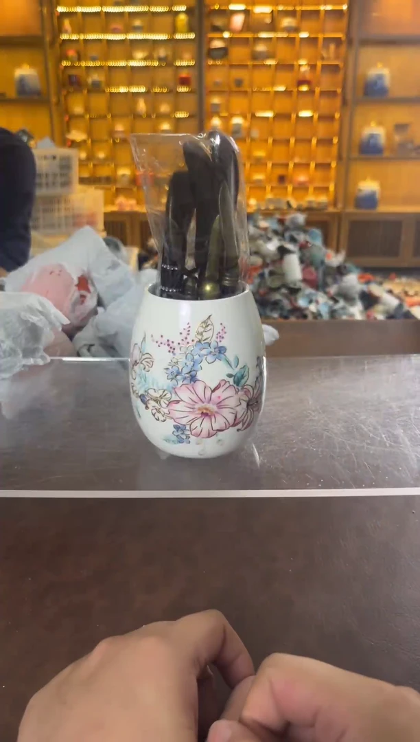 瓷片花溪陶瓷00000六君子2