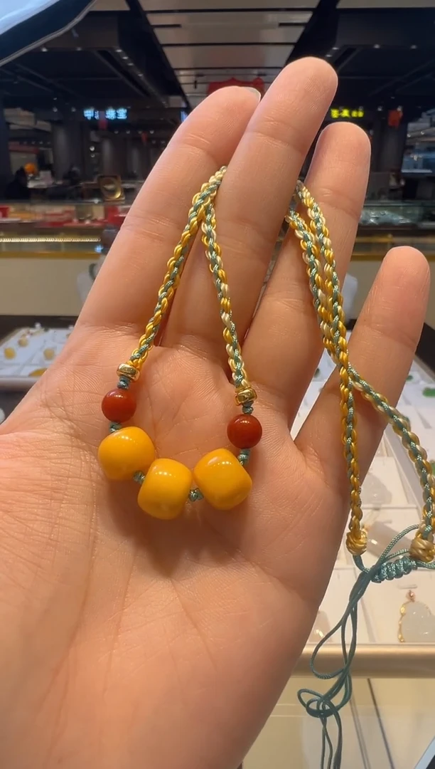 【闪购商品】蜜蜡颈饰未镶嵌45//////