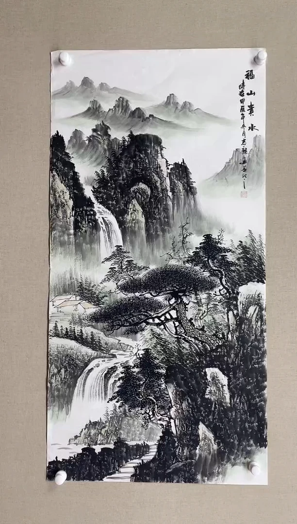 国画138*68 杨志龙杨志龙杨志龙杨志龙