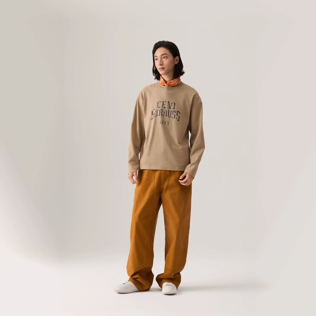 【商场同款】Levi's李维斯25新款男士合身百搭针织休闲卫衣002X1