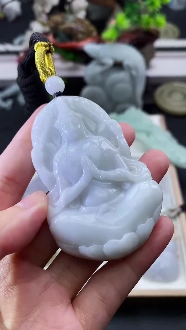 颈饰未镶嵌翡翠天然缅甸A货翡翠