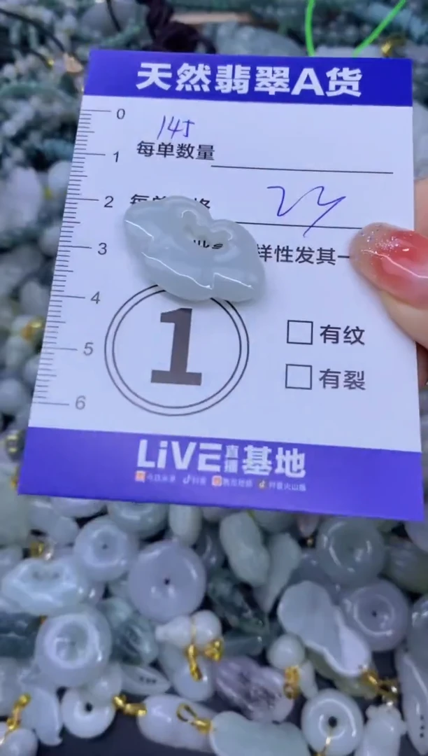 颈饰未镶嵌翡翠天然翡翠A货批量多样性发一件