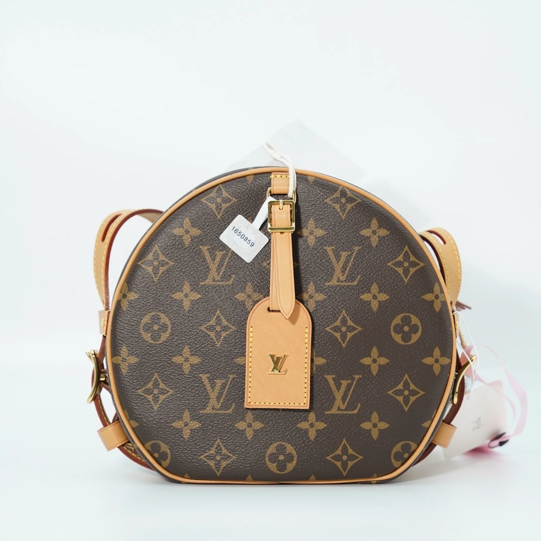 99新 LouisVuitton/路易威登 LV路易威登 老花软圆饼大号
