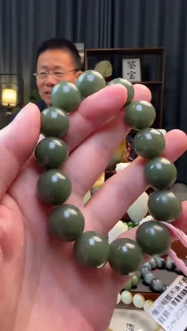 吊坠(不含链)未镶嵌和田玉手串