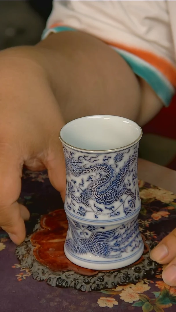 杯手工手绘杯杯很美丽