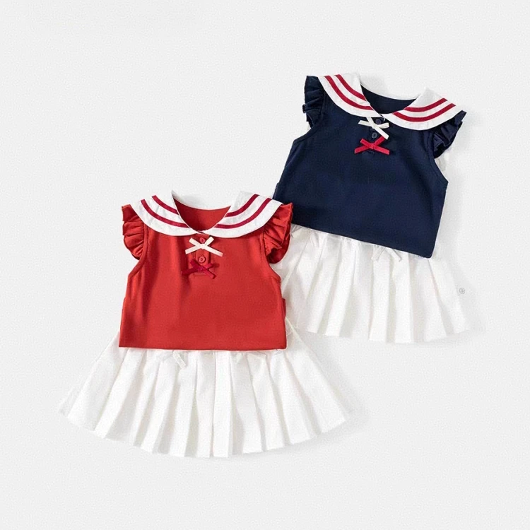 【Bao Bao】2025夏季学院风套装连衣裙