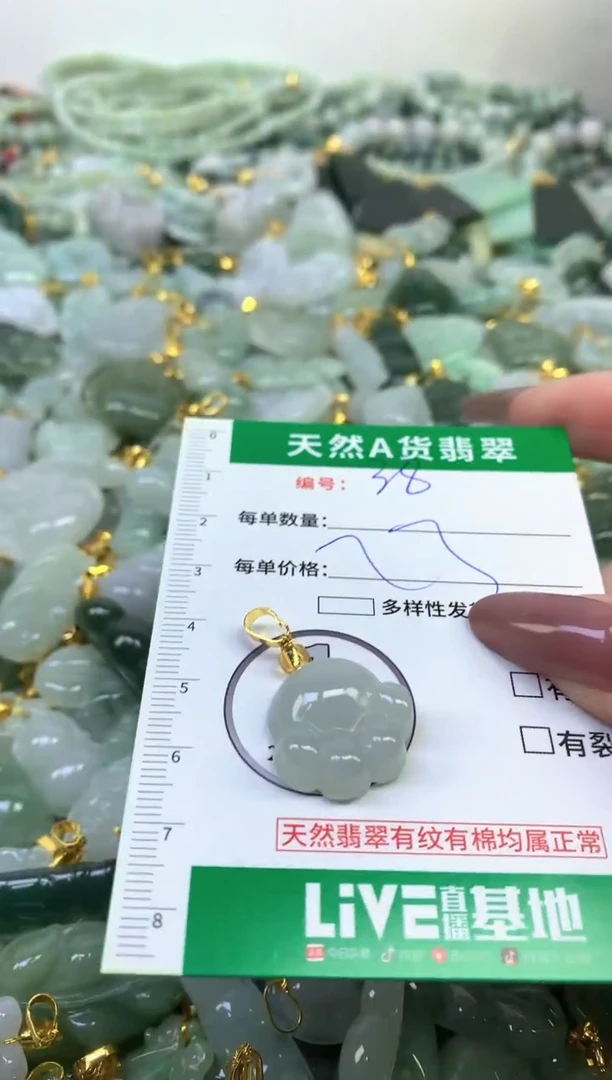 颈饰未镶嵌翡翠纯天然缅甸A货翡翠