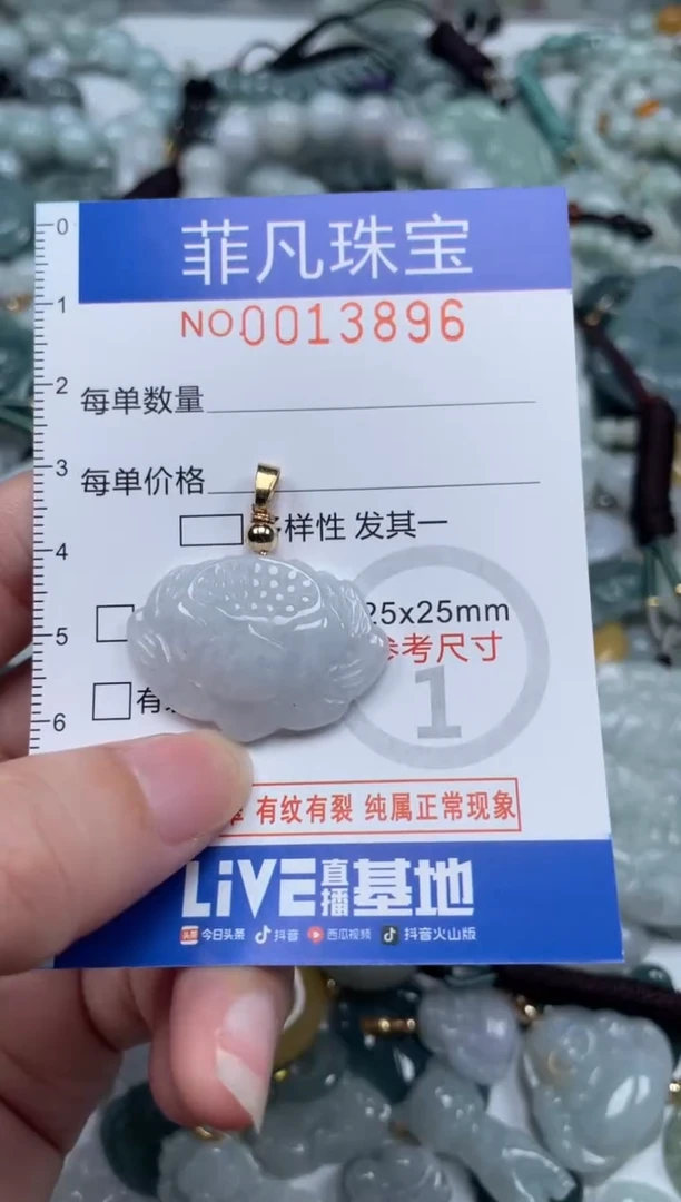 颈饰未镶嵌翡翠13896