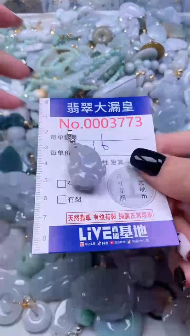 颈饰未镶嵌翡翠3773