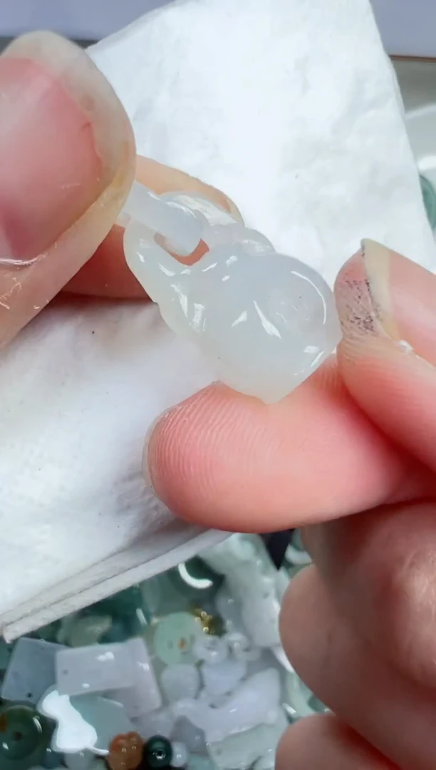 散珠翡翠587号链接，A货翡翠