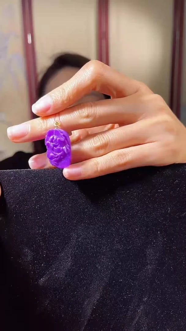 【闪购商品】苏纪石（舒俱来）雕刻件K金未镶嵌