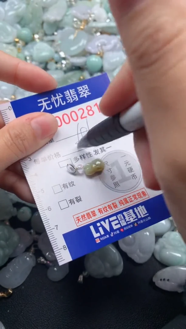 颈饰未镶嵌翡翠2819