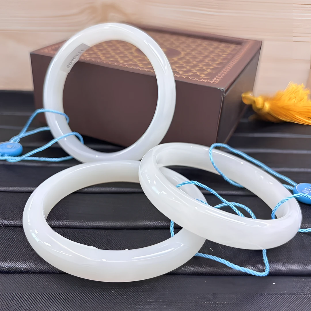 和田玉羊脂白高品质手镯*（多样性单个发货）