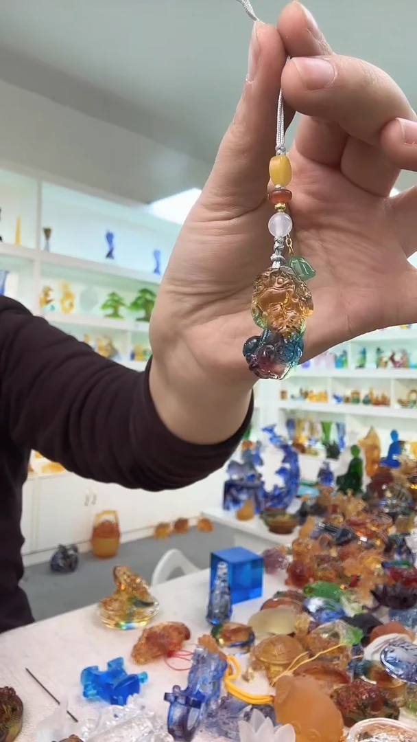 手工艺品琉璃貔貅手机链