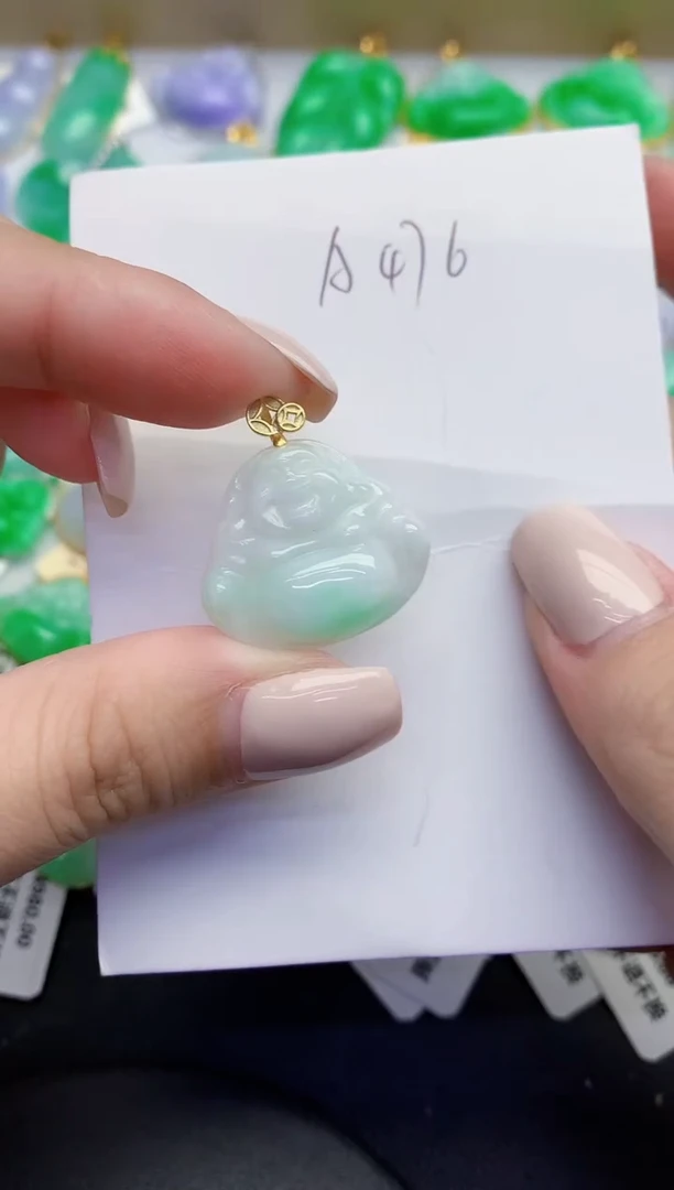 颈饰未镶嵌翡翠缅甸天然翡翠A货