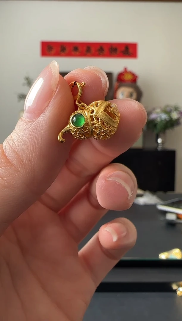 【闪购商品】翡翠吊坠(不含链)银S925镶嵌银镶