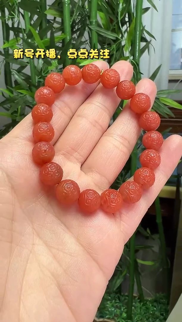 未镶嵌手串南红玛瑙手串