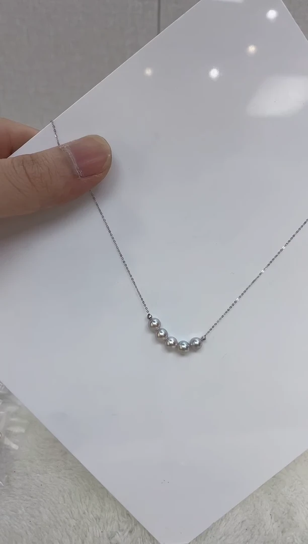 海水珍珠18K金镶嵌颈饰