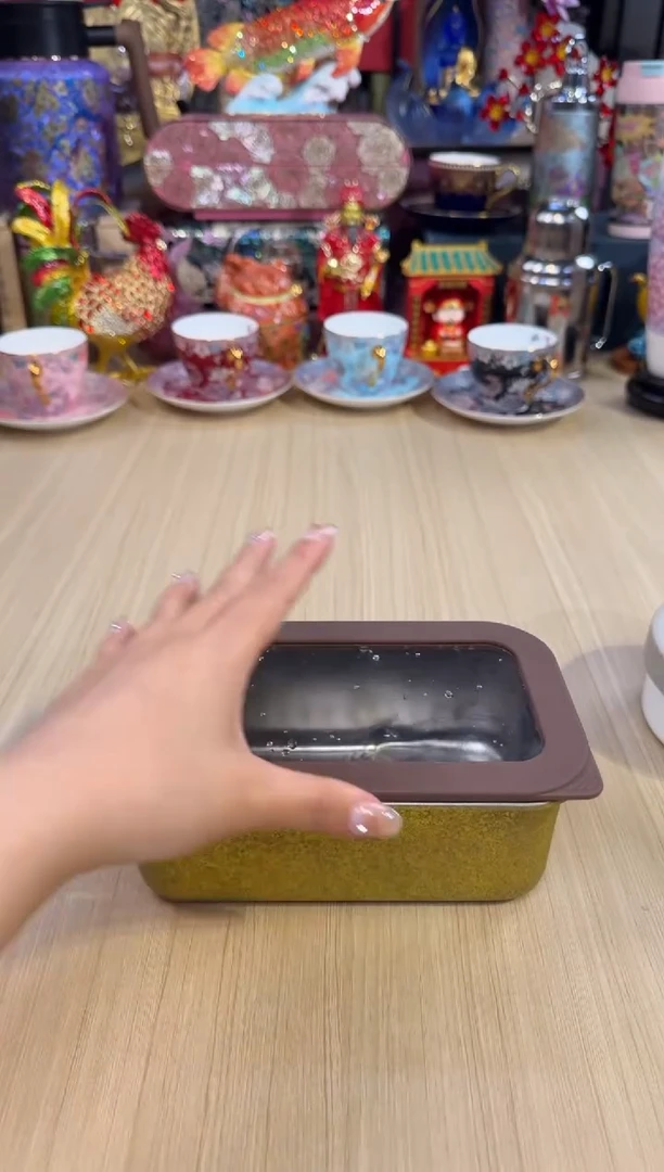 107态极纯钛保鲜盒-金色