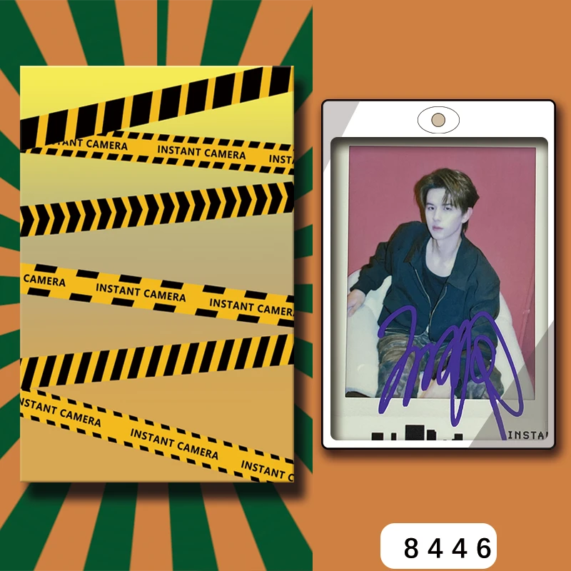 D8446【何浩楠】 正品拍立得照片 流光