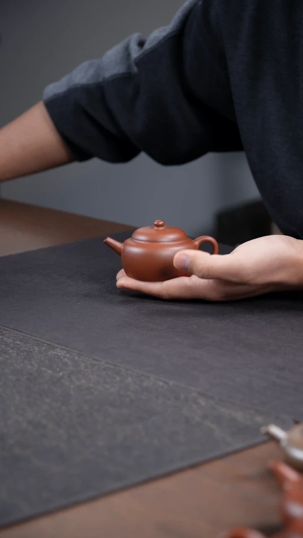 茶壶紫砂一*扬扁柿