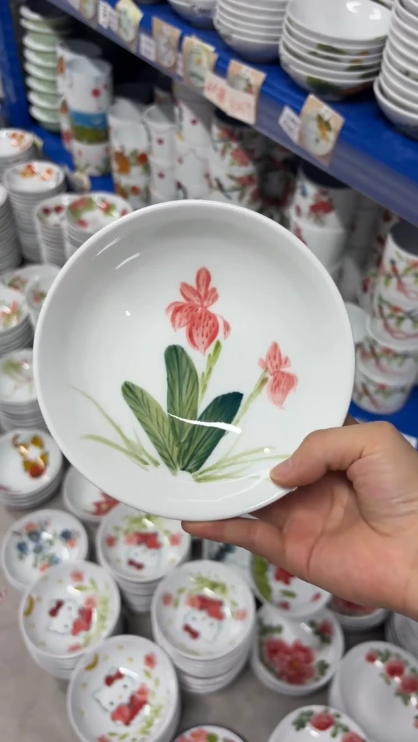景德镇手绘釉中彩（食品级）小胖碗