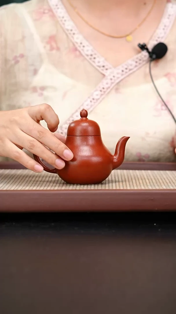 茶壶紫砂全手工小煤窑朱泥思婷150吴