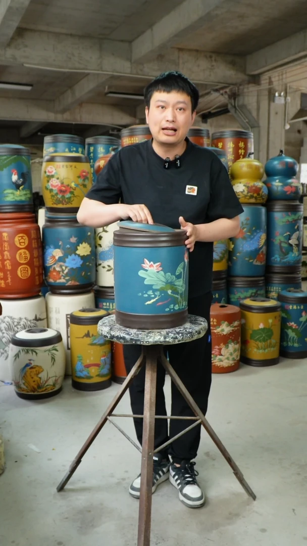 宜兴原矿紫砂茶叶罐