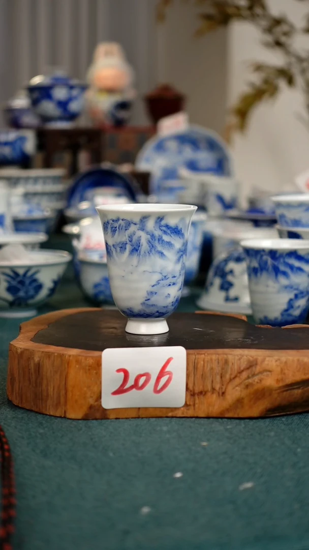 茶杯206全手工手绘茶器