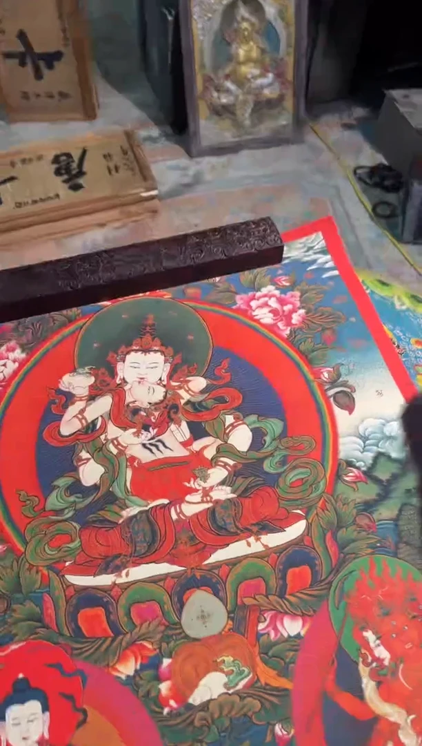 卷轴画卷轴画旭旭的唐卡