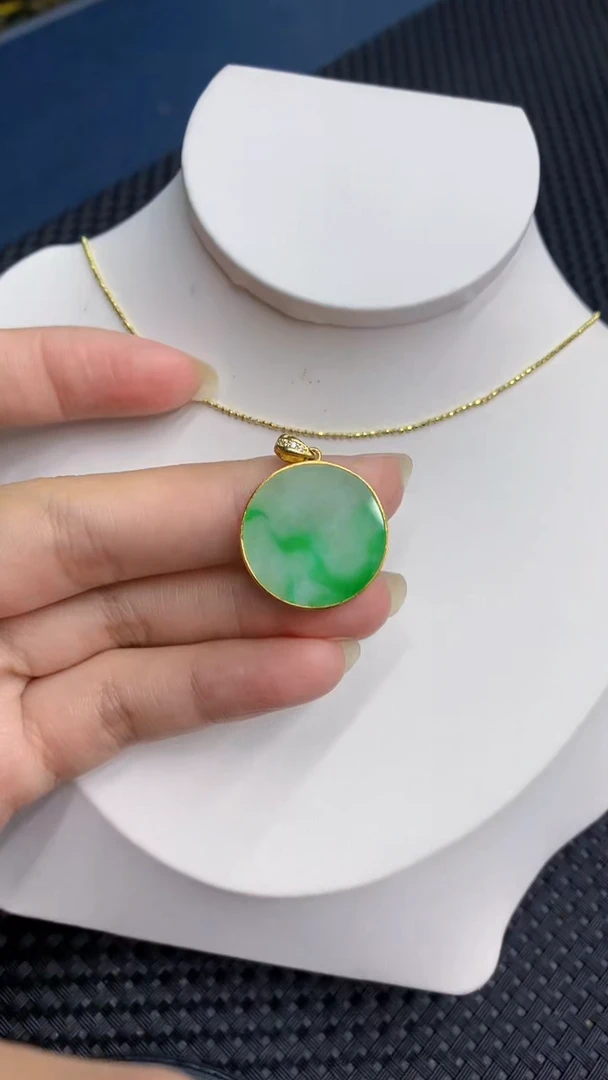 【闪购商品】翡翠颈饰银S925镶嵌            8