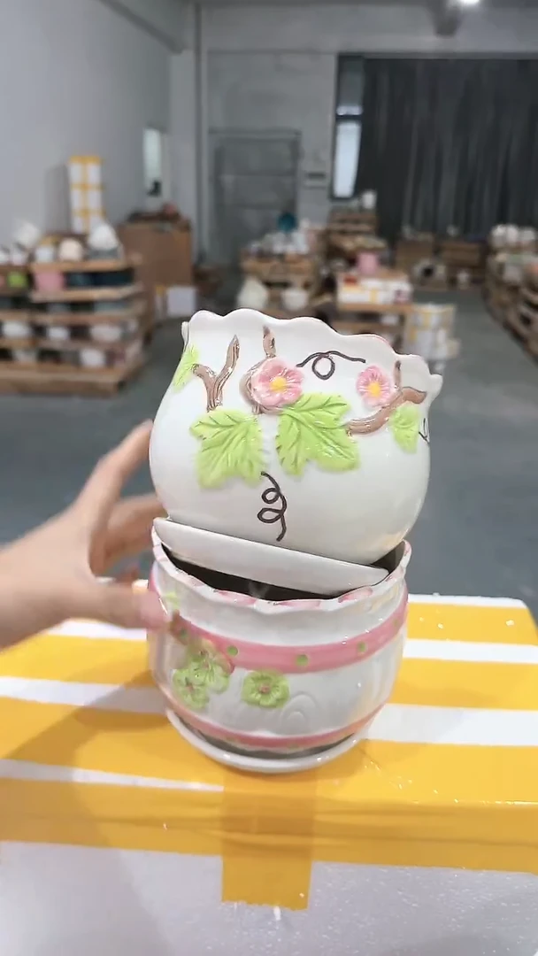 高温陶瓷花盆+E29